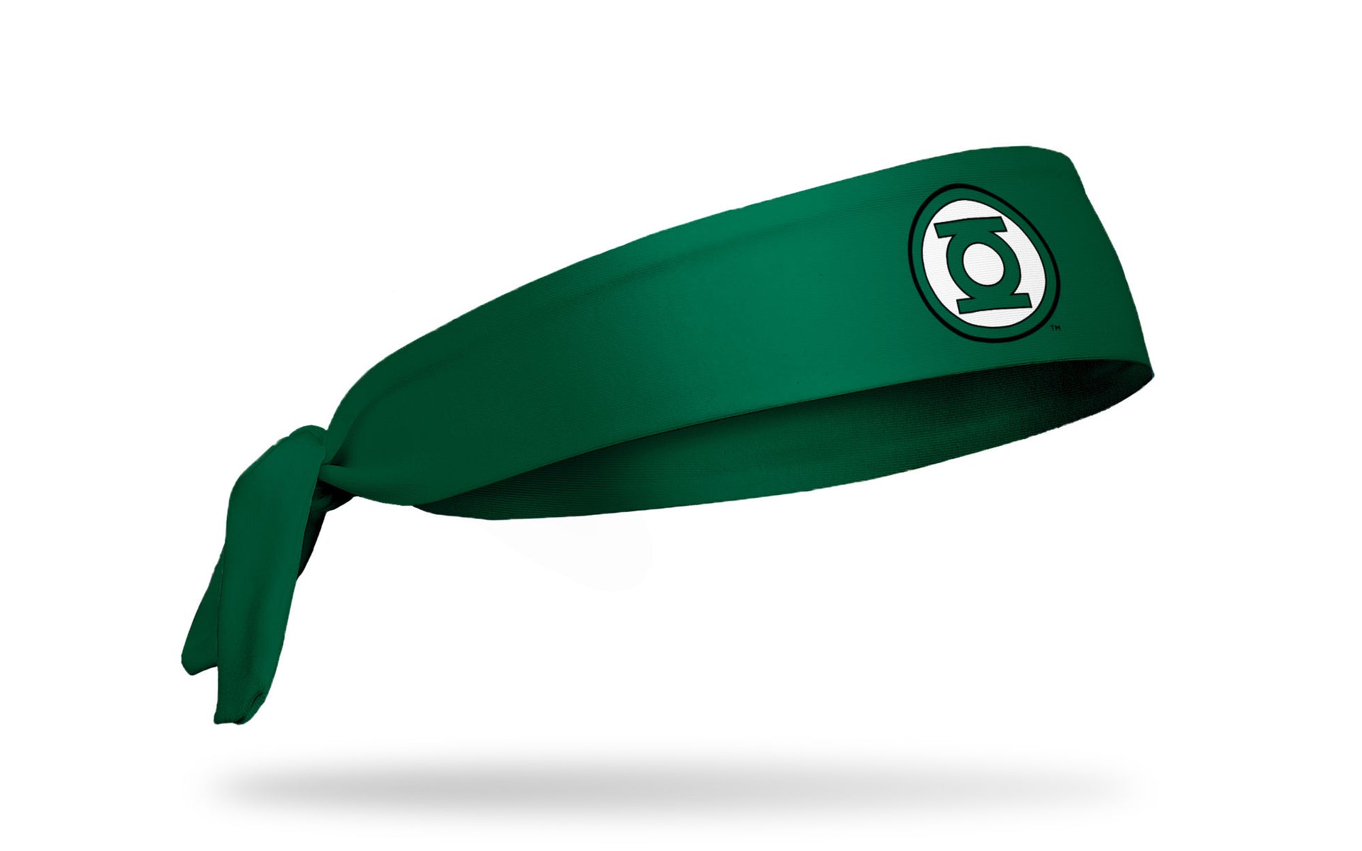 green headband with DC Green Lantern classic logo front center in black and white