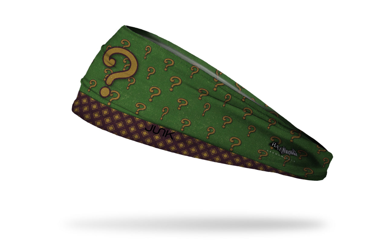 The Riddler: Jacket Pattern Headband - View 1