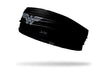 Wonder Woman: Gray Logo Big Bang Headband - View 1