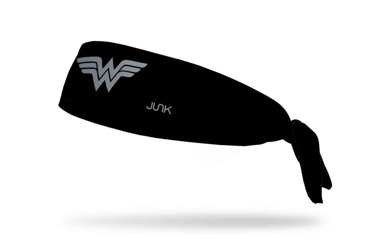 Wonder Woman: Gray Logo Tie Headband - View 1