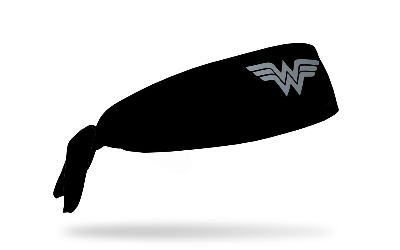 Wonder Woman: Gray Logo Tie Headband - View 2