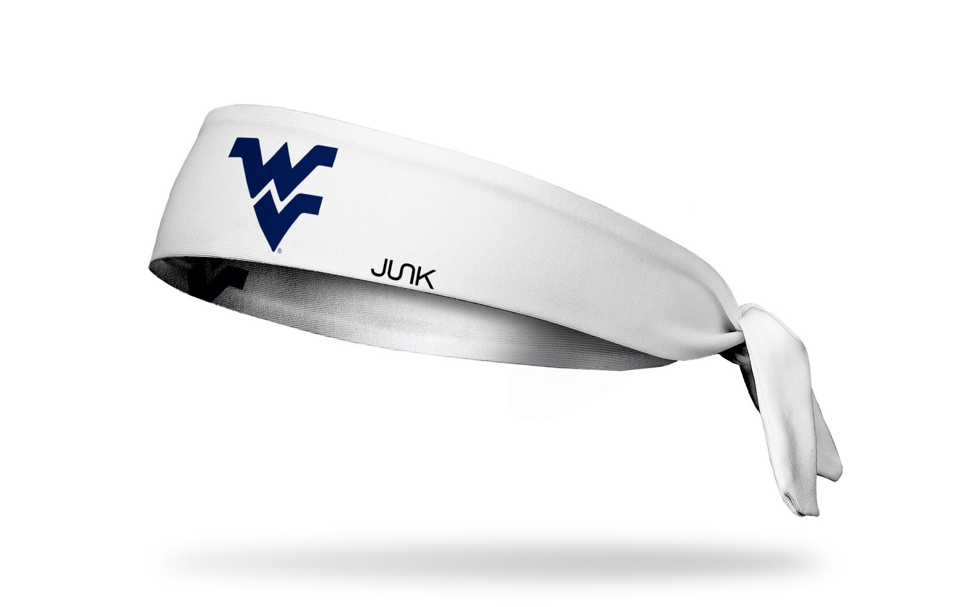 West Virginia University: Logo White Flex Tie Headband - View 1